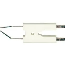 Electrode D'allumage Double Pour Weishaupt WL 10 A Jusqu'env 88 142 013 1027/7 - Raccord 4 Mm