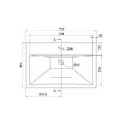 WEISHAUPT Lavabo Butterfly 70.5 -WEISHAUPT Soldes Boutique 5824954 3